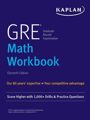 cover image of GRE Math Workbook
